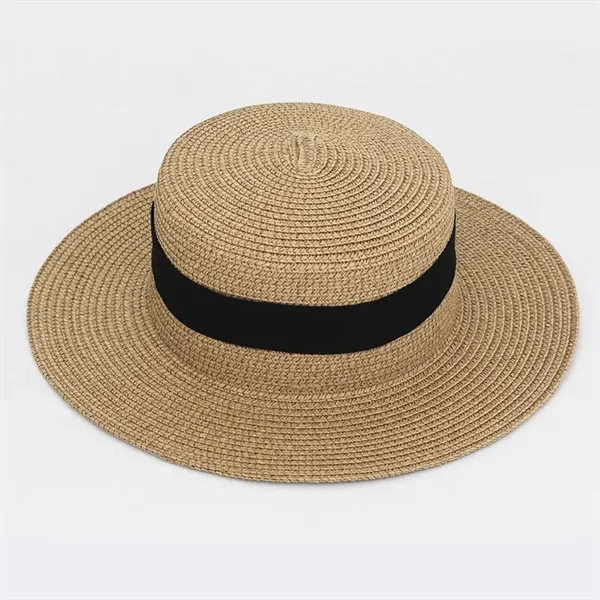 Wide-Brim Panama Raffia Hat - Wide-Brim Panama Raffia Hat - Image 5 of 7