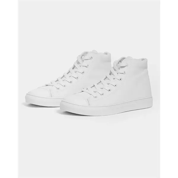 Men's All-Over Print Hightop Canvas Shoe - Men's All-Over Print Hightop Canvas Shoe - Image 3 of 7