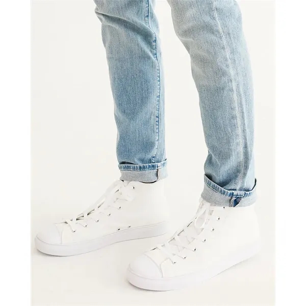 Men's All-Over Print Hightop Canvas Shoe - Men's All-Over Print Hightop Canvas Shoe - Image 6 of 7