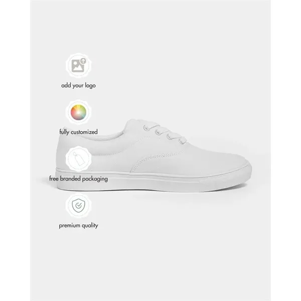 Women's All-Over Print Lace Up Canvas Shoe - Women's All-Over Print Lace Up Canvas Shoe - Image 0 of 8