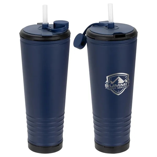 Klaxon 23 oz Stainless Steel/Polypropylene Tumbler with Buil - Klaxon 23 oz Stainless Steel/Polypropylene Tumbler with Buil - Image 2 of 4
