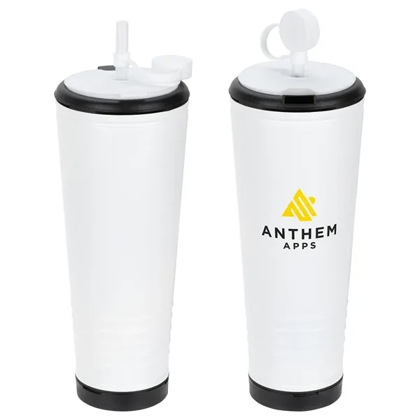 Klaxon 23 oz Stainless Steel/Polypropylene Tumbler with Buil - Klaxon 23 oz Stainless Steel/Polypropylene Tumbler with Buil - Image 4 of 4
