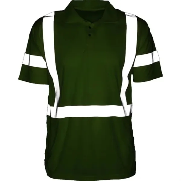 Marketing High Visibility Reflective Polo Shirt - Marketing High Visibility Reflective Polo Shirt - Image 3 of 3