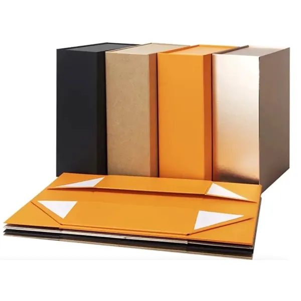 Foldable Magnetic Collapsible Closure Flat-pack Gift Box - Foldable Magnetic Collapsible Closure Flat-pack Gift Box - Image 1 of 1
