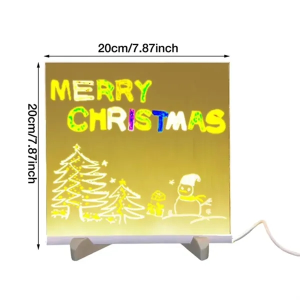 LED Message Drawing Board with Stand - LED Message Drawing Board with Stand - Image 1 of 3