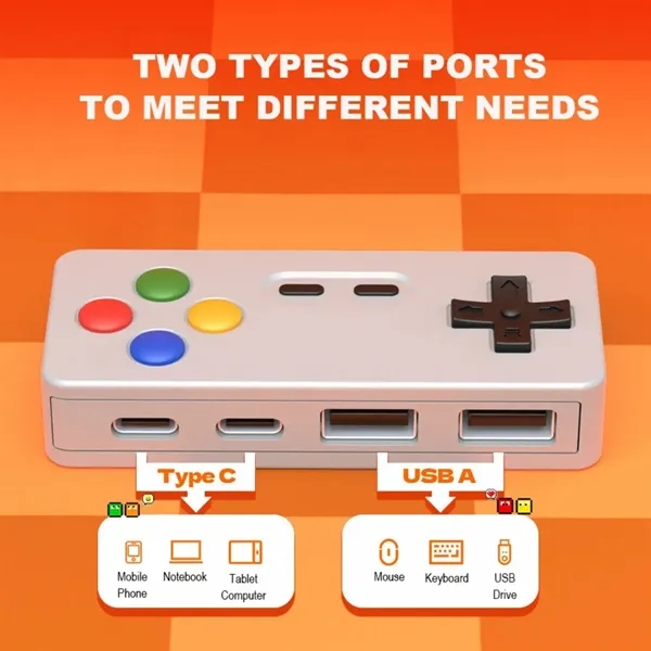 Custom or Stock PVC USB Hub - USB-C Connector - Custom or Stock PVC USB Hub - USB-C Connector - Image 10 of 13