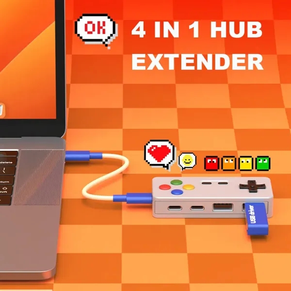 Custom or Stock PVC USB Hub - USB-C Connector - Custom or Stock PVC USB Hub - USB-C Connector - Image 11 of 13