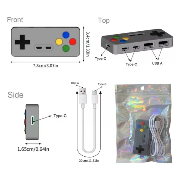Custom or Stock PVC USB Hub - USB-C Connector - Custom or Stock PVC USB Hub - USB-C Connector - Image 8 of 13