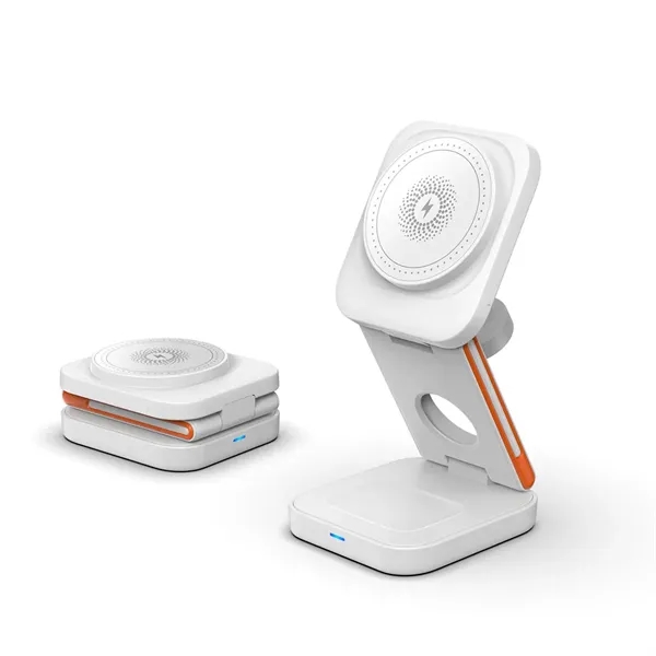 3-in-1 Foldable Wireless Charging Station - 3-in-1 Foldable Wireless Charging Station - Image 3 of 6