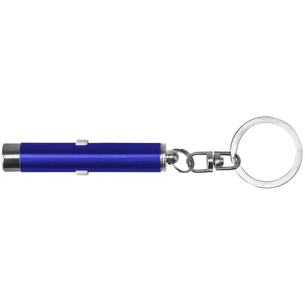 2-In-1 Laser Pointer LED Flashlight Key Chain - 2-In-1 Laser Pointer LED Flashlight Key Chain - Image 1 of 5