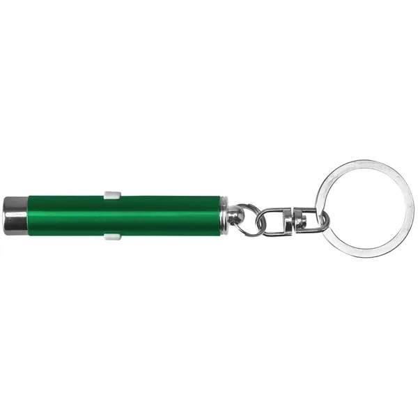 2-In-1 Laser Pointer LED Flashlight Key Chain - 2-In-1 Laser Pointer LED Flashlight Key Chain - Image 2 of 5