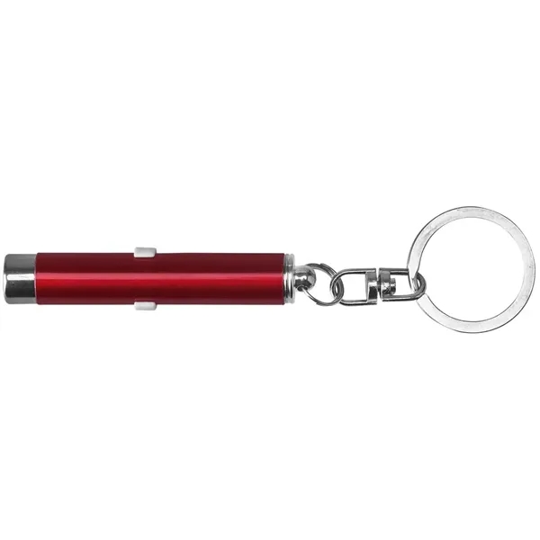 2-In-1 Laser Pointer LED Flashlight Key Chain - 2-In-1 Laser Pointer LED Flashlight Key Chain - Image 4 of 5
