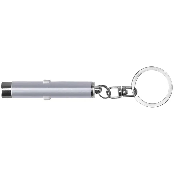 2-In-1 Laser Pointer LED Flashlight Key Chain - 2-In-1 Laser Pointer LED Flashlight Key Chain - Image 5 of 5