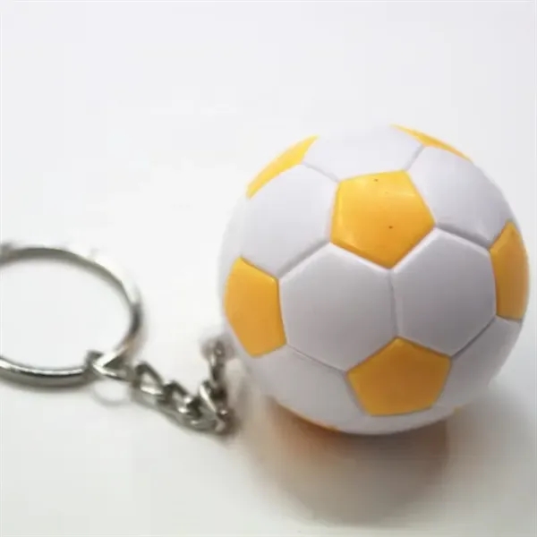 Soccer Ball Stress Reliever Key Chain - Soccer Ball Stress Reliever Key Chain - Image 2 of 6