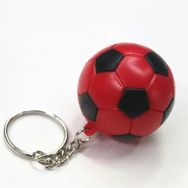 Soccer Ball Stress Reliever Key Chain - Soccer Ball Stress Reliever Key Chain - Image 3 of 6