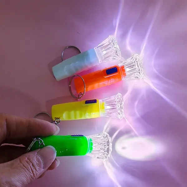 Mini Plastic LED Flashlight Keychain for Emergencies - Mini Plastic LED Flashlight Keychain for Emergencies - Image 7 of 7