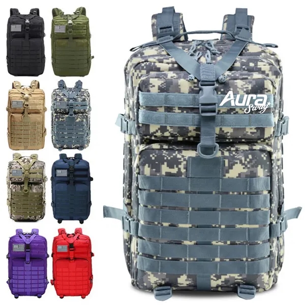 Waterproof Tactical Military Backpack Durable Outdoor Gear - Waterproof Tactical Military Backpack Durable Outdoor Gear - Image 0 of 4