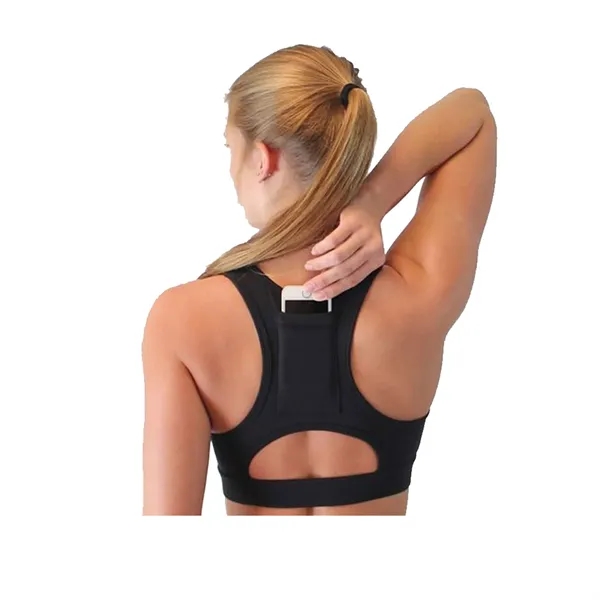 Performance Sports Bra With Hidden Back Pocket - Performance Sports Bra With Hidden Back Pocket - Image 1 of 6