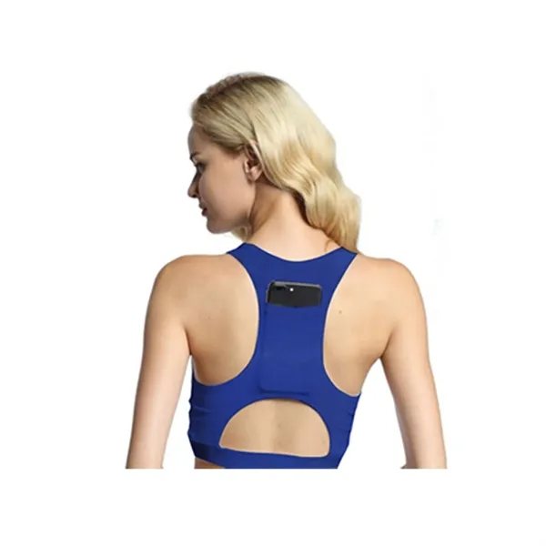 Performance Sports Bra With Hidden Back Pocket - Performance Sports Bra With Hidden Back Pocket - Image 5 of 6