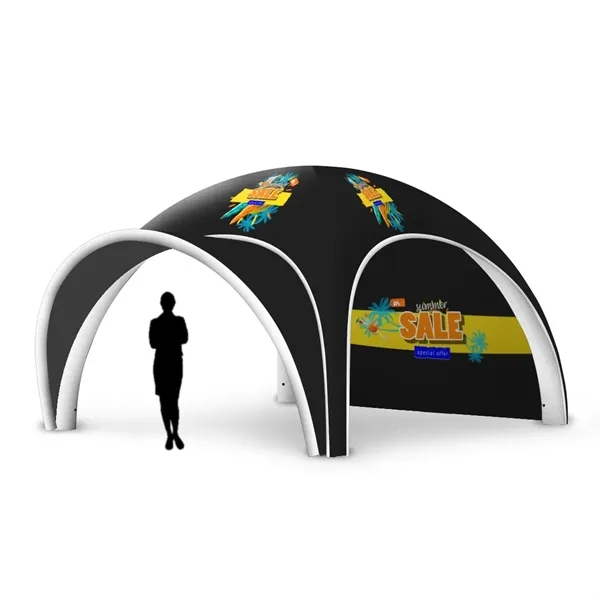 Inflatable Dome Tent with Awning & Banner & Back Wall - Inflatable Dome Tent with Awning & Banner & Back Wall - Image 1 of 5
