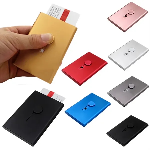 Hand-Push Automatic Business Card Holder - Hand-Push Automatic Business Card Holder - Image 0 of 2
