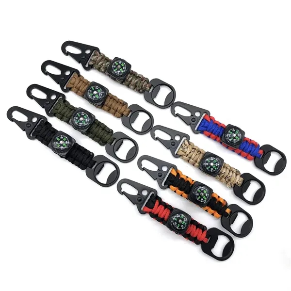 Paracord Keychain With Carabiner - Paracord Keychain With Carabiner - Image 0 of 3
