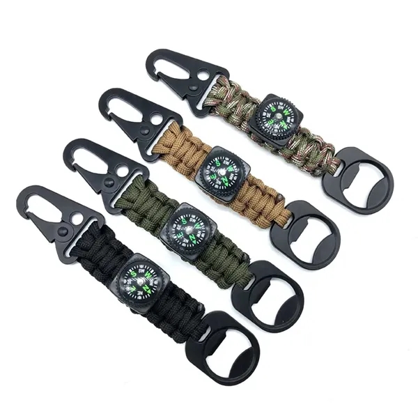 Paracord Keychain With Carabiner - Paracord Keychain With Carabiner - Image 1 of 3