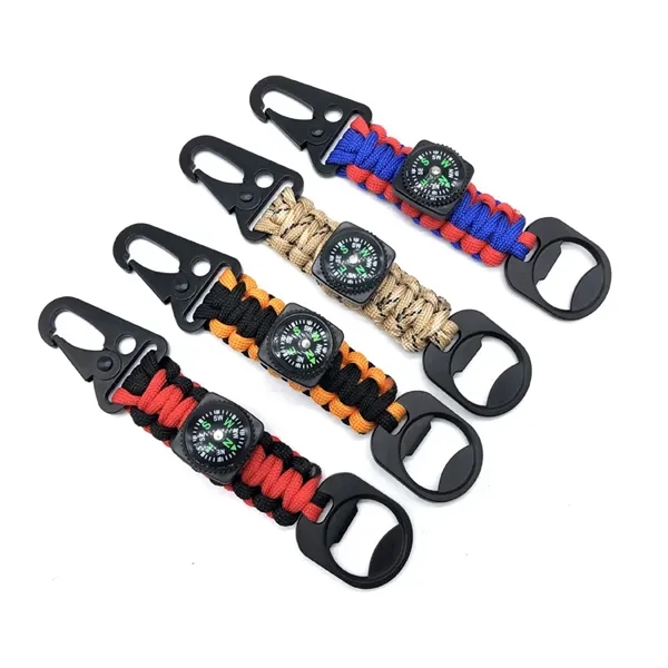 Paracord Keychain With Carabiner - Paracord Keychain With Carabiner - Image 2 of 3