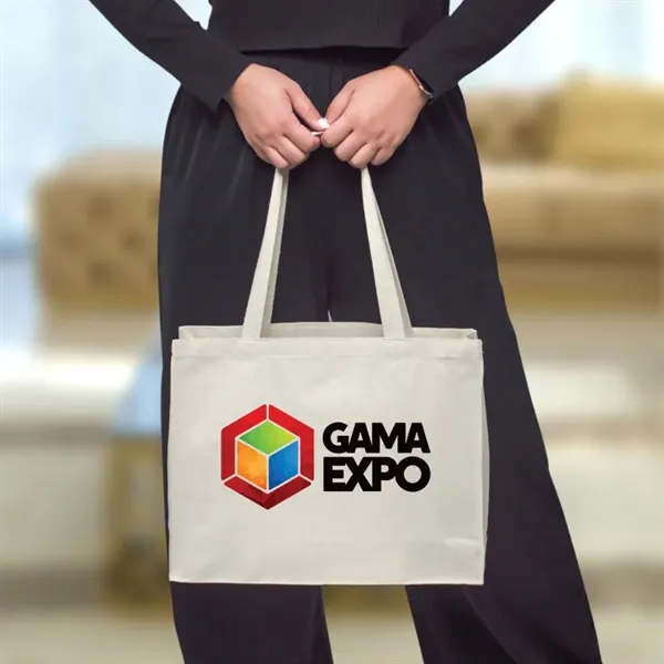 Custom Full Gusset Heavy Canvas Tote Bags - Custom Full Gusset Heavy Canvas Tote Bags - Image 0 of 5