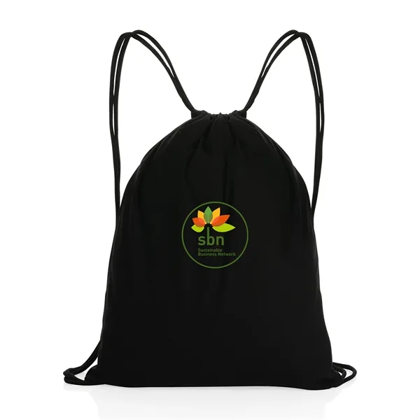 Impact AWARE™ Recycled Cotton Drawstring Backpack 145g - Impact AWARE™ Recycled Cotton Drawstring Backpack 145g - Image 0 of 7
