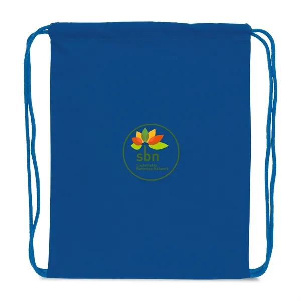 Impact AWARE™ Recycled Cotton Drawstring Backpack 145g - Impact AWARE™ Recycled Cotton Drawstring Backpack 145g - Image 7 of 7