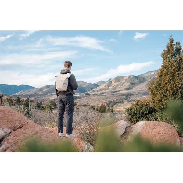 Dillon AWARE™ rPET Lightweight Foldable Backpack - Dillon AWARE™ rPET Lightweight Foldable Backpack - Image 6 of 19
