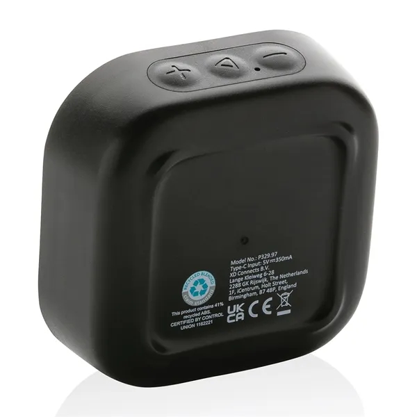 RCS Recycled Plastic Soundbox 3W Speaker - RCS Recycled Plastic Soundbox 3W Speaker - Image 3 of 6