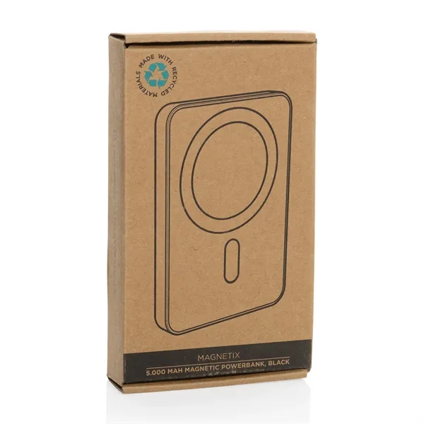 Magnetix RCS Recycled Plastic 5000 mAh Magnetic Powerbank - Magnetix RCS Recycled Plastic 5000 mAh Magnetic Powerbank - Image 6 of 6