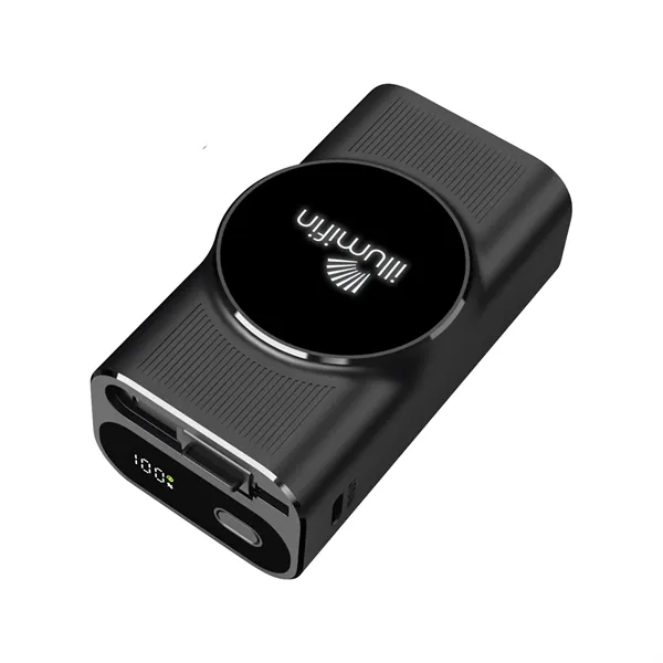 Lariat 10,000mAh Power Bank w/ Built-In Retractable Cable - Lariat 10,000mAh Power Bank w/ Built-In Retractable Cable - Image 0 of 8