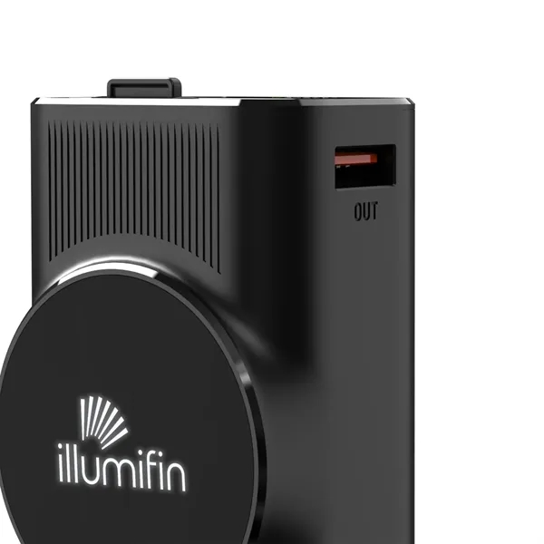 Lariat 10,000mAh Power Bank w/ Built-In Retractable Cable - Lariat 10,000mAh Power Bank w/ Built-In Retractable Cable - Image 5 of 8