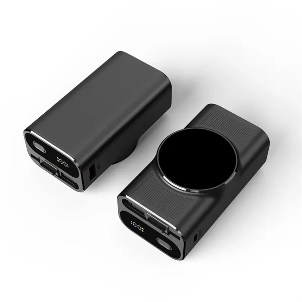 Lariat 10,000mAh Power Bank w/ Built-In Retractable Cable - Lariat 10,000mAh Power Bank w/ Built-In Retractable Cable - Image 1 of 8