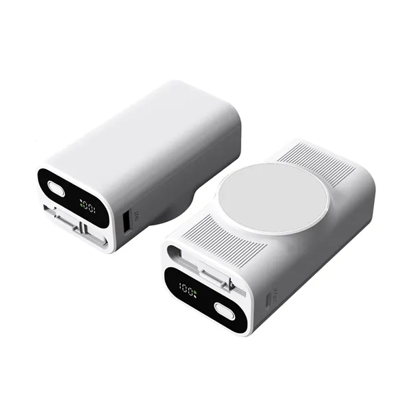 Lariat 10,000mAh Power Bank w/ Built-In Retractable Cable - Lariat 10,000mAh Power Bank w/ Built-In Retractable Cable - Image 3 of 8