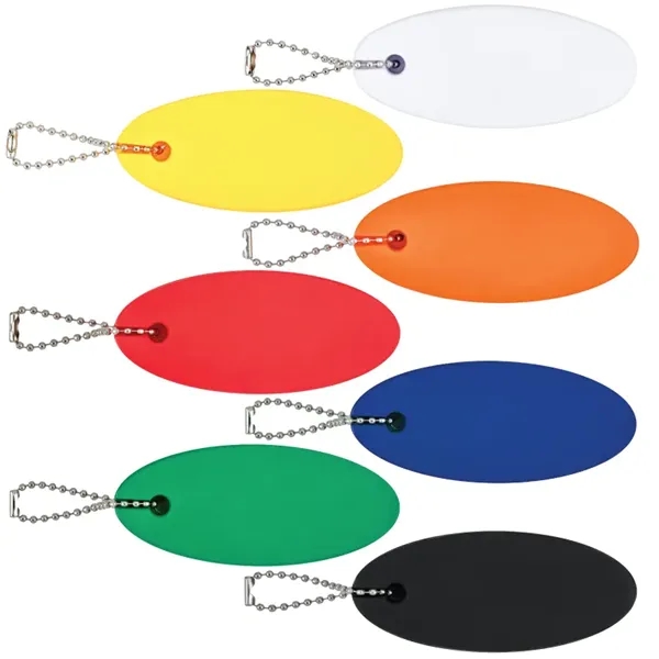 Oval Soft Floater Keychain - Oval Soft Floater Keychain - Image 1 of 8