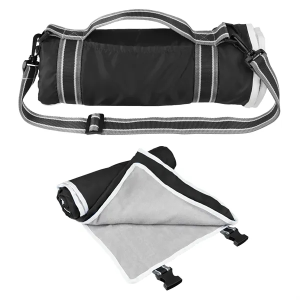 Riverside Roll-Up Blanket With Carrying Handle - Riverside Roll-Up Blanket With Carrying Handle - Image 1 of 15