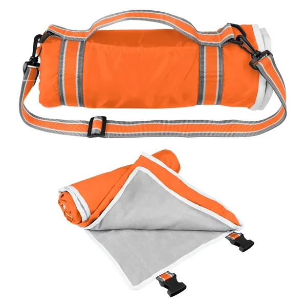 Riverside Roll-Up Blanket With Carrying Handle - Riverside Roll-Up Blanket With Carrying Handle - Image 3 of 15