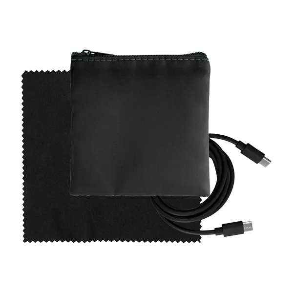 Colorful RPET C to C Cable & Cloth Set - Colorful RPET C to C Cable & Cloth Set - Image 2 of 18