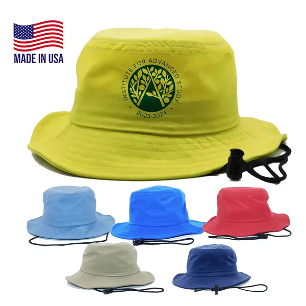 True American Made Taslan Bucket Hat W Adjustable Drawstring - True American Made Taslan Bucket Hat W Adjustable Drawstring - Image 0 of 7