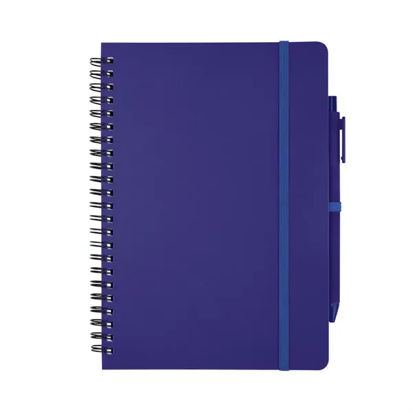 REPREVE® Recycled Spiral Notebook with Pen - REPREVE® Recycled Spiral Notebook with Pen - Image 11 of 12
