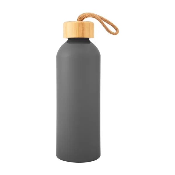 25 Oz. Blaire Recycled Aluminum Bottle With Bamboo Lid - 25 Oz. Blaire Recycled Aluminum Bottle With Bamboo Lid - Image 15 of 18