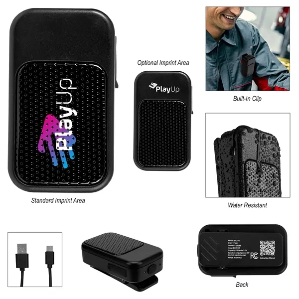 Clip-On Mini Mesh Front Speaker - Clip-On Mini Mesh Front Speaker - Image 0 of 2