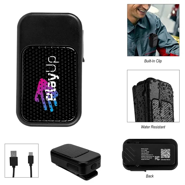 Clip-On Mini Mesh Front Speaker - Clip-On Mini Mesh Front Speaker - Image 1 of 2
