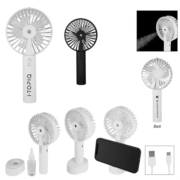 Mist Fan With Phone Stand - Mist Fan With Phone Stand - Image 0 of 4