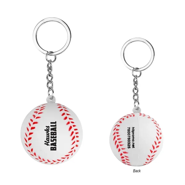 Baseball Stress Reliever Keychain - Baseball Stress Reliever Keychain - Image 2 of 2