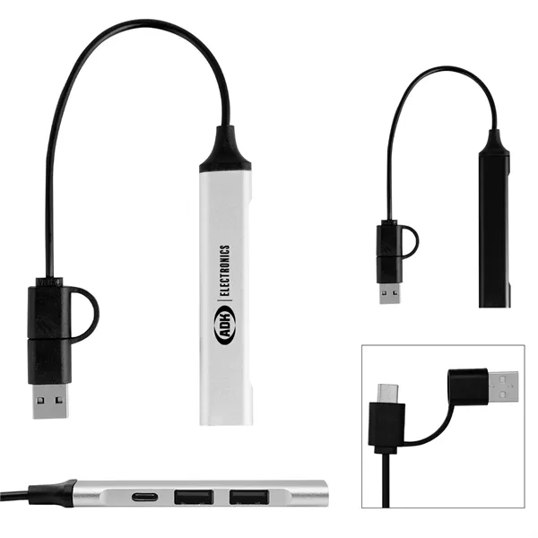 Triple Port Recycled Charging Hub - Triple Port Recycled Charging Hub - Image 0 of 4
